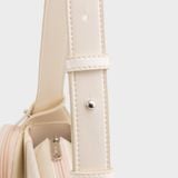  Túi Yuumy (Thời trang nữ size 22 phối ví mini - Túi đeo chéo da Glossy YN346BC) màu bạc 