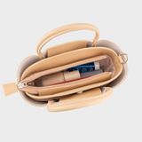  Túi Yuumy (Thời trang nữ thiết kế bo cong mềm mại - Túi đeo chéo da Bergen YN310D) màu đen 