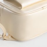  Balo Yuumy (Thời trang nữ mini phong cách dễ thương - Balo da Glossy YBA110BC) màu bạc 