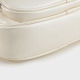  Túi Yuumy (Thời trang nữ thiết kế dáng vòm cá tính - Túi xách da Glossy YTX88) màu đen ngọc trai 