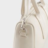  Túi Yuumy (Thời trang nữ dáng hộp cỡ trung cá tính - Túi xách da Seasand YTX80T) màu trắng 