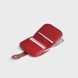  Ví Yuumy ( Thời trang nữ cầm tay mini - Ví da Seasand YV114DO ) màu đỏ 