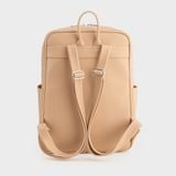  Balo Yuumy (Thời trang nữ phối ngăn cỡ trung - Balo da Seasand YBA109K) màu kem 