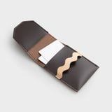  Ví Yuumy ( Thời trang nữ cỡ nhỏ - Ví da Seasand YV81N ) Màu nâu 