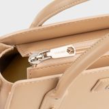  Túi Yuumy (Thời trang nữ thiết kế sang trọng size 21 - Túi xách da Smooth YTX79K) màu kem 