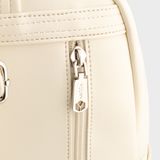  Balo Yuumy (Thời trang nữ basic cỡ lớn - Balo da Seasand YBA111T) màu trắng 