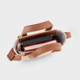  Túi Yuumy (Thời trang nữ dáng chữ nhật mini - Túi đeo chéo da Bergen YN305D) màu đen 