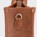  Túi Yuumy (Thời trang nữ thanh lịch cỡ lớn - Túi xách da Bergen YTX83N) màu nâu 