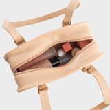  Túi Yuumy ( Thời trang nữ túi tote dáng hộp size 25 - Túi xách da Seasand YTX72D) màu đen 