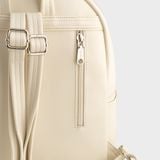  Balo Yuumy (Thời trang nữ basic cỡ lớn - Balo da Seasand YBA111T) màu trắng 