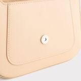  Túi Yuumy (Thời trang nữ nắp gập bo viền tối giản size 22 - Túi đeo vai da Seasand YN342XN) màu xanh ngọc 