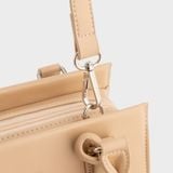  Túi Yuumy (Thời trang nữ da trơn sành điệu size 21 - Túi đeo chéo da Smooth YN343T) màu trắng 