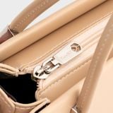  Túi Yuumy (Thời trang nữ thiết kế tinh tế size 21 - Túi đeo chéo da Smooth YN283T) màu trắng 