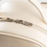  Balo Yuumy (Thời trang nữ mini phong cách dễ thương - Balo da Glossy YBA110DT) màu đen ngọc trai 