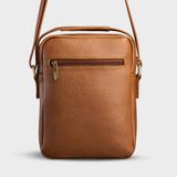  Túi Trita (Thời trang nam phối ngăn - Túi đeo chéo da RTN3BN) màu bò nhạt 