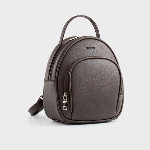 Balo da nữ phối ngăn phong cách basic Trita RBA91N màu nâu