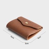  Ví Trita (Thời trang nữ gập 3 phong cách basic - Ví da RV59B) màu bò 