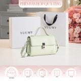 Hộp quà tặng túi đeo chéo nữ Yuumy YN302 Màu Xanh Ngọc 