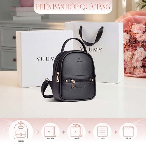 Hộp quà tặng balo nữ Yuumy YBA25 Màu Đen