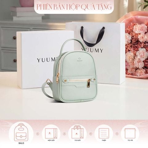 Hộp quà tặng balo nữ Yuumy YBA25 Màu Xanh ngọc