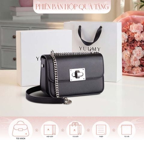 Hộp quà tặng túi đeo chéo nữ Yuumy YN142 Màu Đen