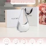  Hộp quà tặng túi đeo vai nữ Yuumy YN156 Màu Bạc 