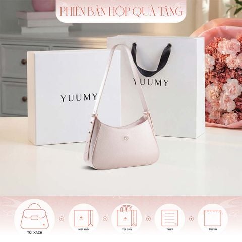 Hộp quà tặng túi đeo vai nữ Yuumy YN178 Màu Hồng ngọc trai