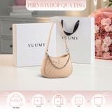  Hộp quà tặng túi đeo vai nữ Yuumy YN210 Màu Kem 