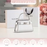  Hộp quà tặng túi đeo chéo nữ Yuumy YN232 Màu Bạc 