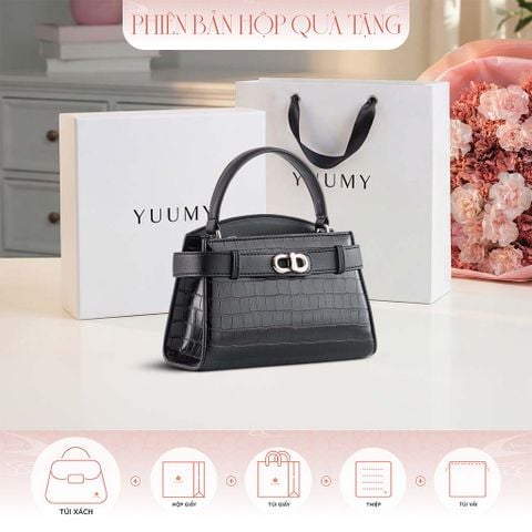 Hộp quà tặng túi đeo chéo nữ Yuumy YN232 Màu Đen