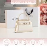  Hộp quà tặng túi đeo chéo nữ Yuumy YN232 Màu Trắng ngọc trai 