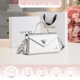  Hộp quà tặng túi đeo chéo nữ Yuumy YN243 Màu Bạc 