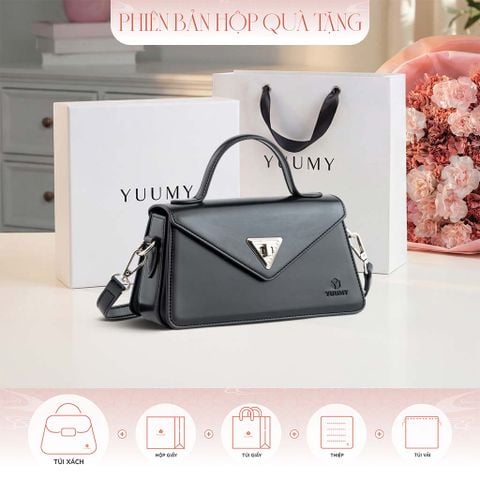 Hộp quà tặng túi đeo chéo nữ Yuumy YN243 Màu Đen