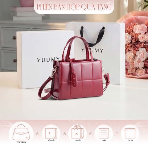 Hộp quà tặng túi đeo chéo nữ Yuumy YN250 Màu Đỏ