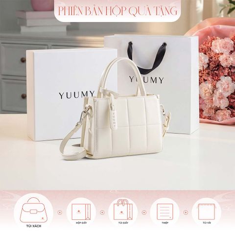 Hộp quà tặng túi đeo chéo nữ Yuumy YN250 Màu Trắng