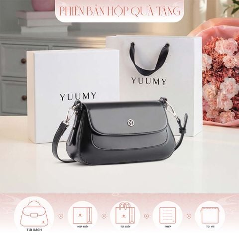 Hộp quà tặng túi đeo chéo nữ Yuumy YN252 Màu Đen