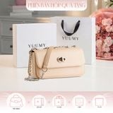  Hộp quà tặng túi đeo chéo nữ Yuumy YN254 Màu Kem 