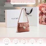  Hộp quà tặng túi đeo vai nữ Yuumy YN255 Màu Bò Đậm 