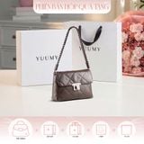  Hộp quà tặng túi đeo vai nữ Yuumy YN255 Màu Nâu Veins 
