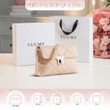  Hộp quà tặng túi đeo vai nữ Yuumy YN255 Màu Kem 