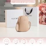  Hộp quà tặng túi đeo chéo nữ Yuumy YN259 Màu Kem 