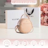  Hộp quà tặng túi đeo chéo nữ Yuumy YN261 Màu Kem 