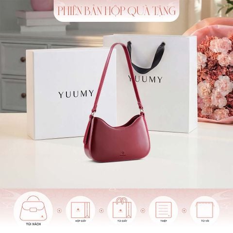 Hộp quà tặng túi đeo vai nữ Yuumy YN266 Màu Đỏ