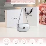  Hộp quà tặng túi đeo chéo nữ Yuumy YN278 Màu Bạc 