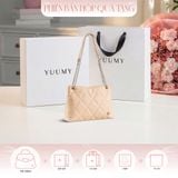  Hộp quà tặng túi đeo chéo nữ Yuumy YN280 Màu Kem 