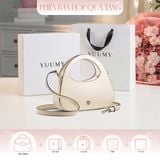  Hộp quà tặng túi đeo chéo nữ Yuumy YN285 Màu Trắng Ngọc trai 