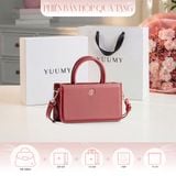  Hộp quà tặng túi đeo chéo nữ Yuumy YN288 Màu Đỏ 