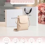  Hộp quà tặng túi đeo chéo nữ Yuumy YN293 Màu Kem 