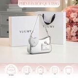  Hộp quà tặng túi đeo chéo nữ Yuumy YN295 Màu Bạc 