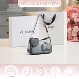 Hộp quà tặng túi đeo chéo nữ Yuumy YN295 Màu Đen Ngọc trai 
